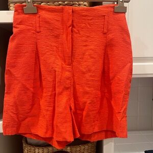 Random Vibrant Orange Women's Shorts